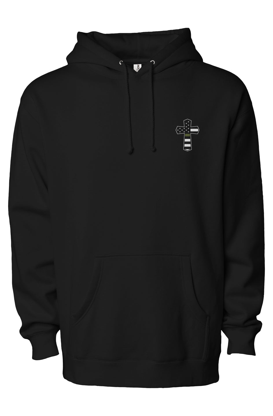 God N Country Protect Green Line Hoodie